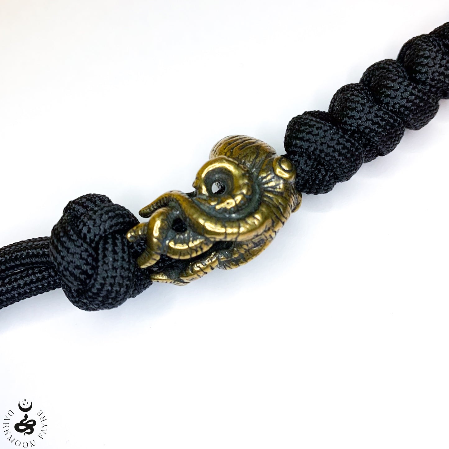 Japanese Netsuke Style Octopus Keyring In Antiqued Bronze, can also be used as a zipper pull, knife lanyard, bag or boot charm - Darkmoon Fayre