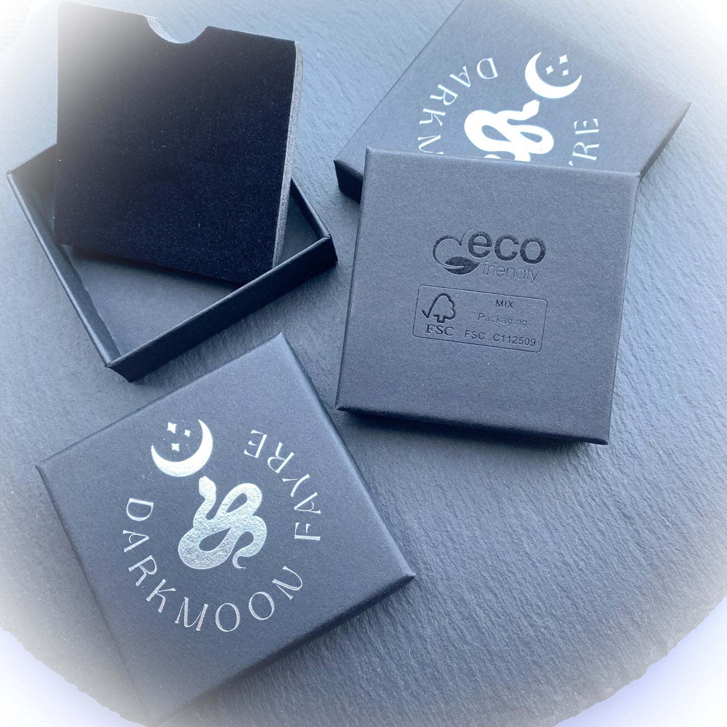 Minimalist Teardrop Threader Hoop Earrings In Hand Forged 925 Sterling Silver - Darkmoon Fayre