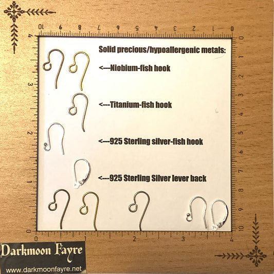 Ear-wire Conversion (This add-on is only available if you buy earrings suitable for conversion) - Darkmoon Fayre